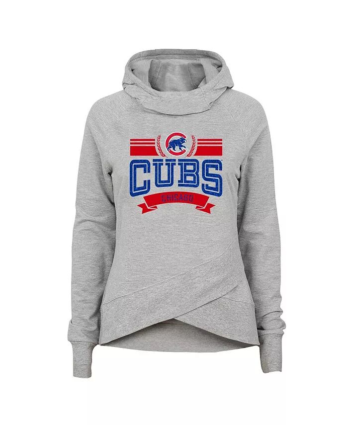 

Толстовка с капюшоном Spectacular Funnel для больших мальчиков и девочек Heather Grey Chicago Cubs Outerstuff