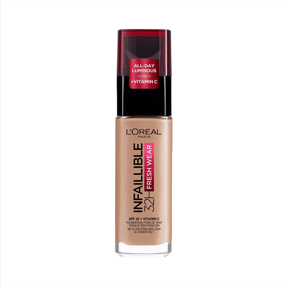 

Тональный крем для лица infaillible 32h fresh wear Loreal Paris, 225 - beige, объем 30 мл