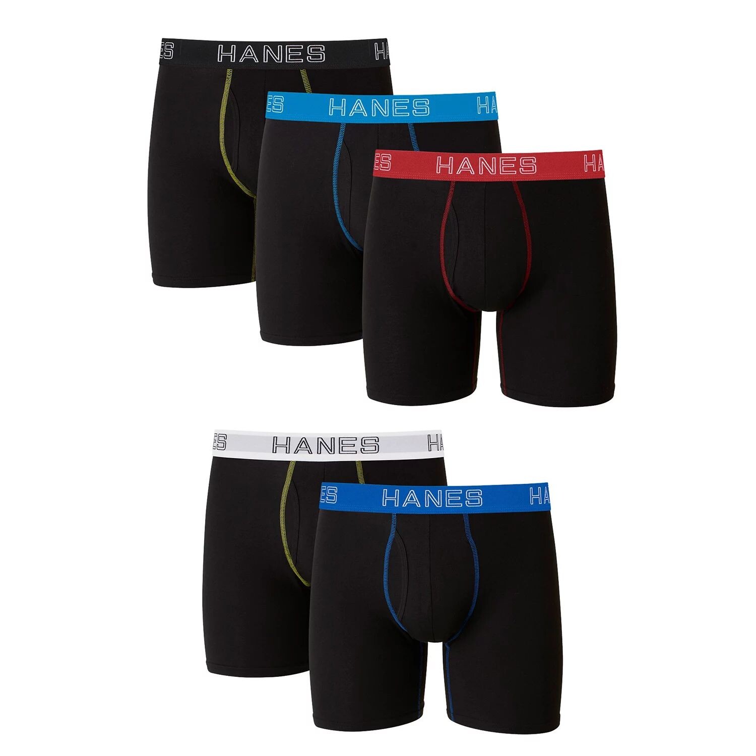 

Мужские эластичные боксеры Hanes Ultimate, 5 шт.