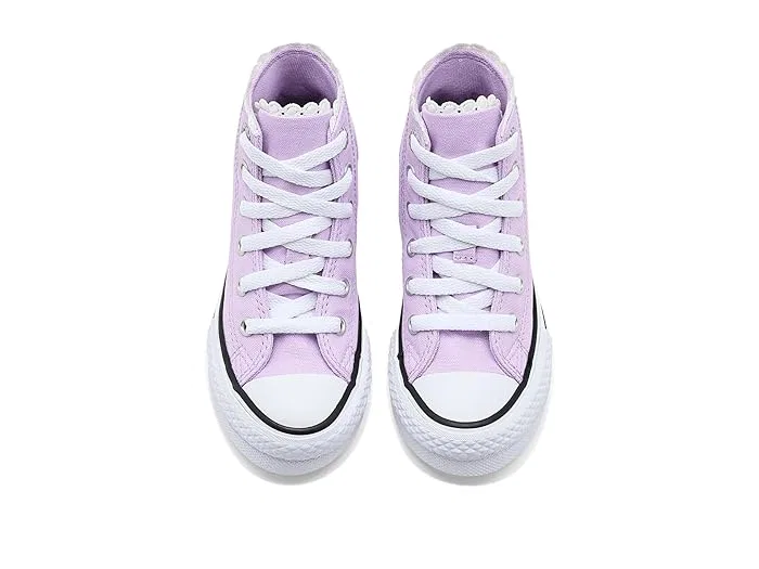 Кроссовки детские Chuck Taylor All Star Eva Lift Platform Bubble Flowers Converse Kids, Lavender Latte/White/Black — фото 3