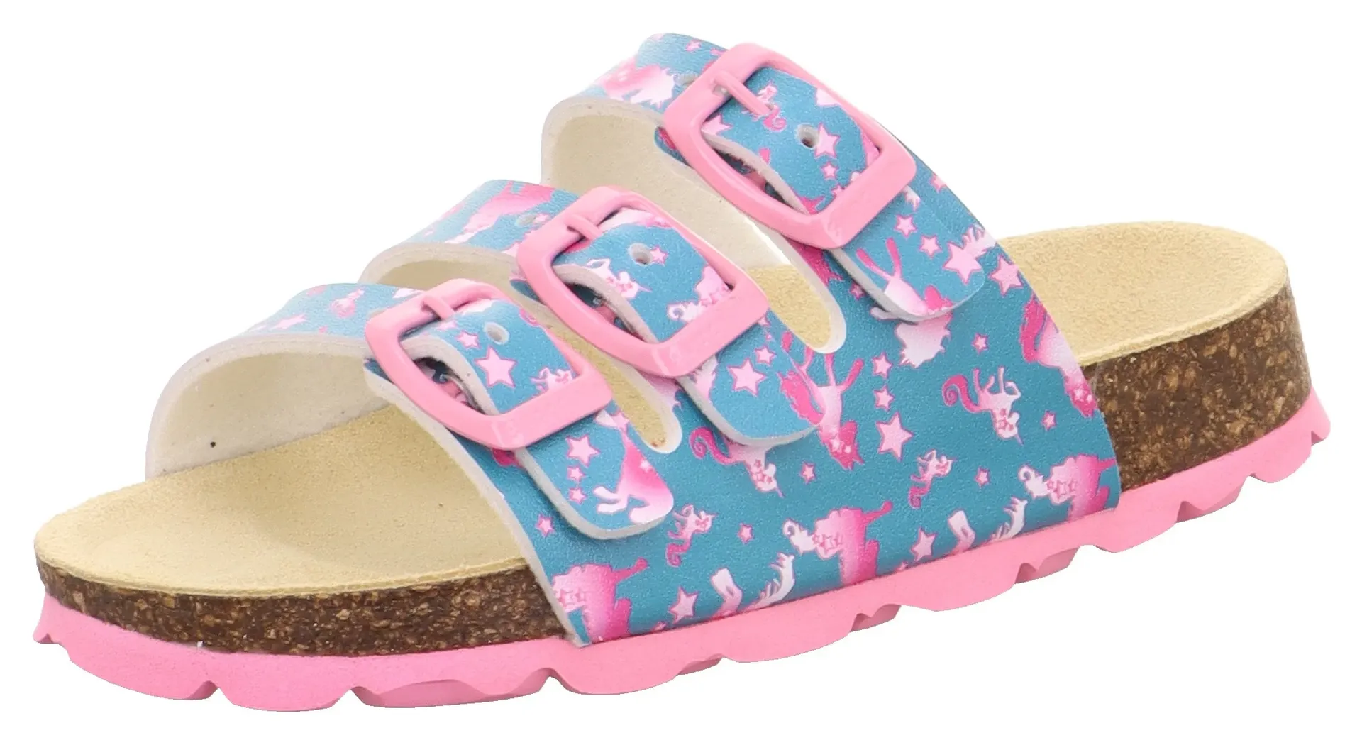

Мюли Superfit "FOOTBED SLIPPER WMS: средний ", с застежкой-пряжкой, розовый