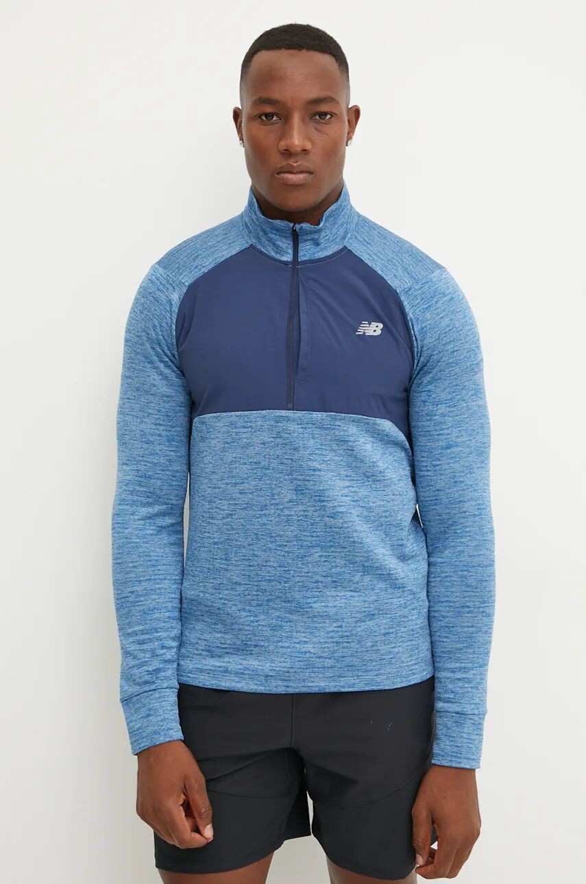 

Толстовка для бега New Balance Athletics Heat Grid, синий