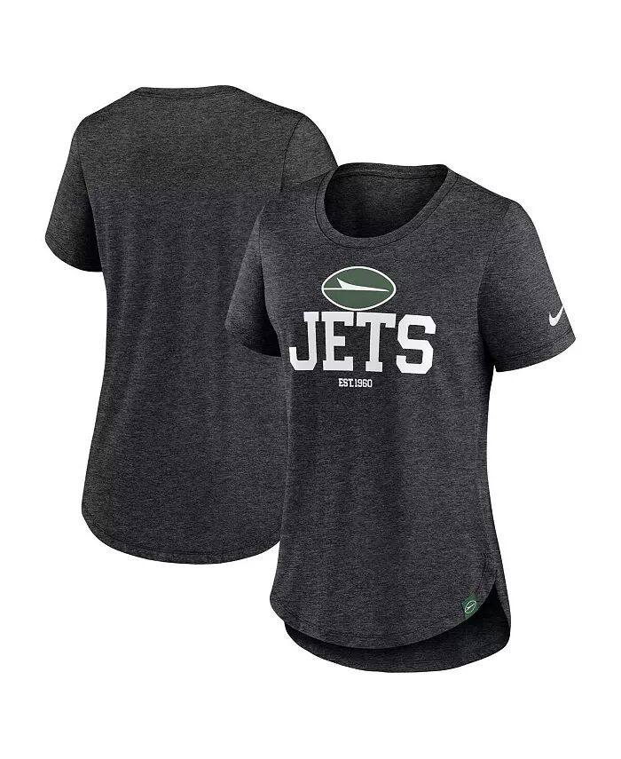 

Женская футболка New York Jets Fashion Tri-Blend цвета «черный» Nike