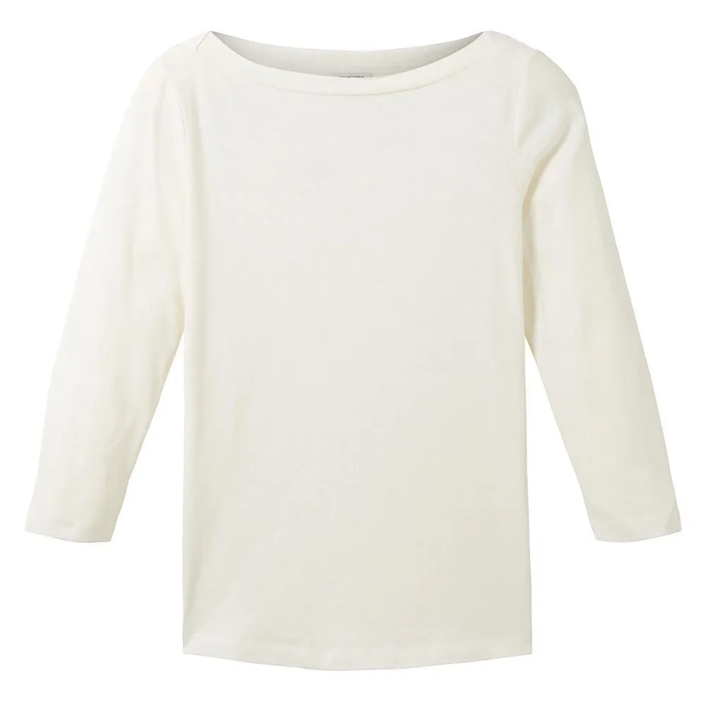 

Футболка Tom Tailor 1038028 Basic Slub, бежевый