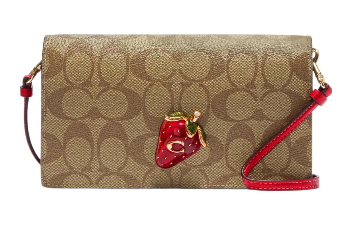 

COACH Сумка через плечо Anna 20 Signature из кожи и текстиля