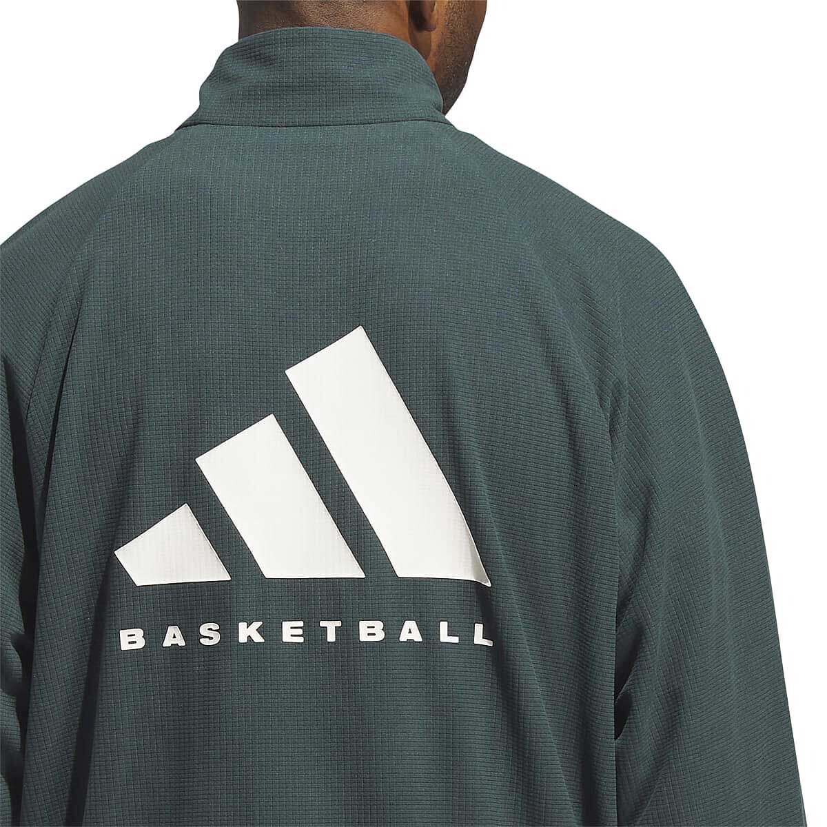 Тренировочная куртка BASKETBALL BRUSHED ORIGINALS JACKE Adidas, цвет Grün — фото 4