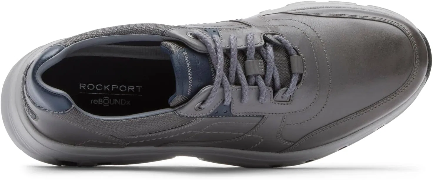 Мужские кроссовки Rockport Reboundx Ubal, Steel Grey Leather — фото 3
