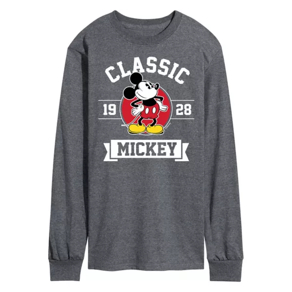 

Футболка мужская с длинным рукавом "Микки Маус" классический 1928 Disney, серый