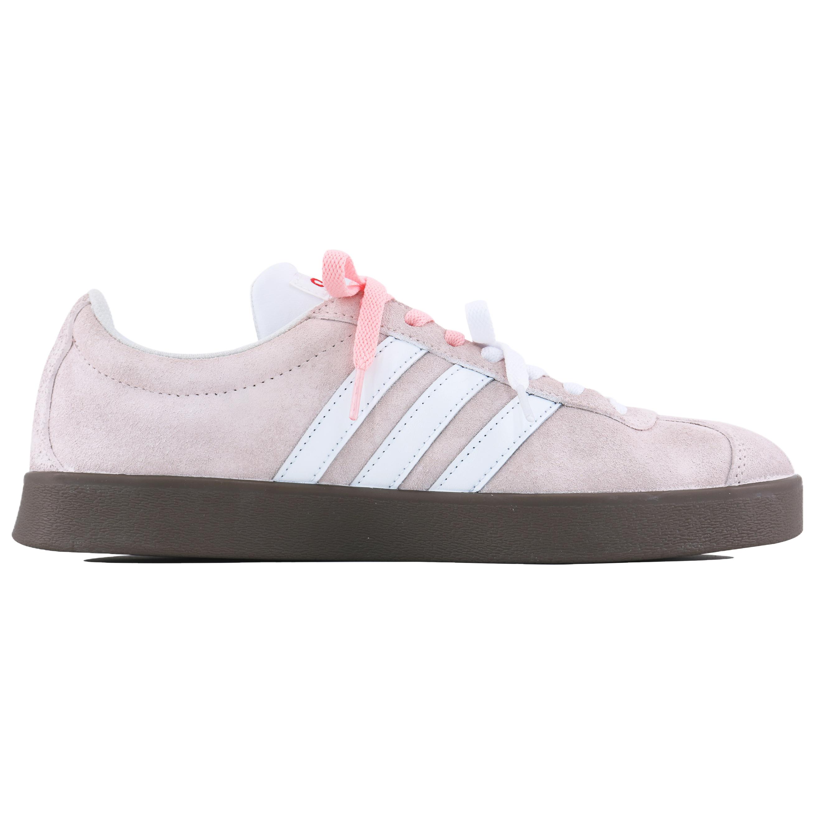 Adidas VL COURT 2.0 Lifestyle Cushioning, Wear Resistant Low top Skateboard Shoes Unisex Blue Pink — фото 4