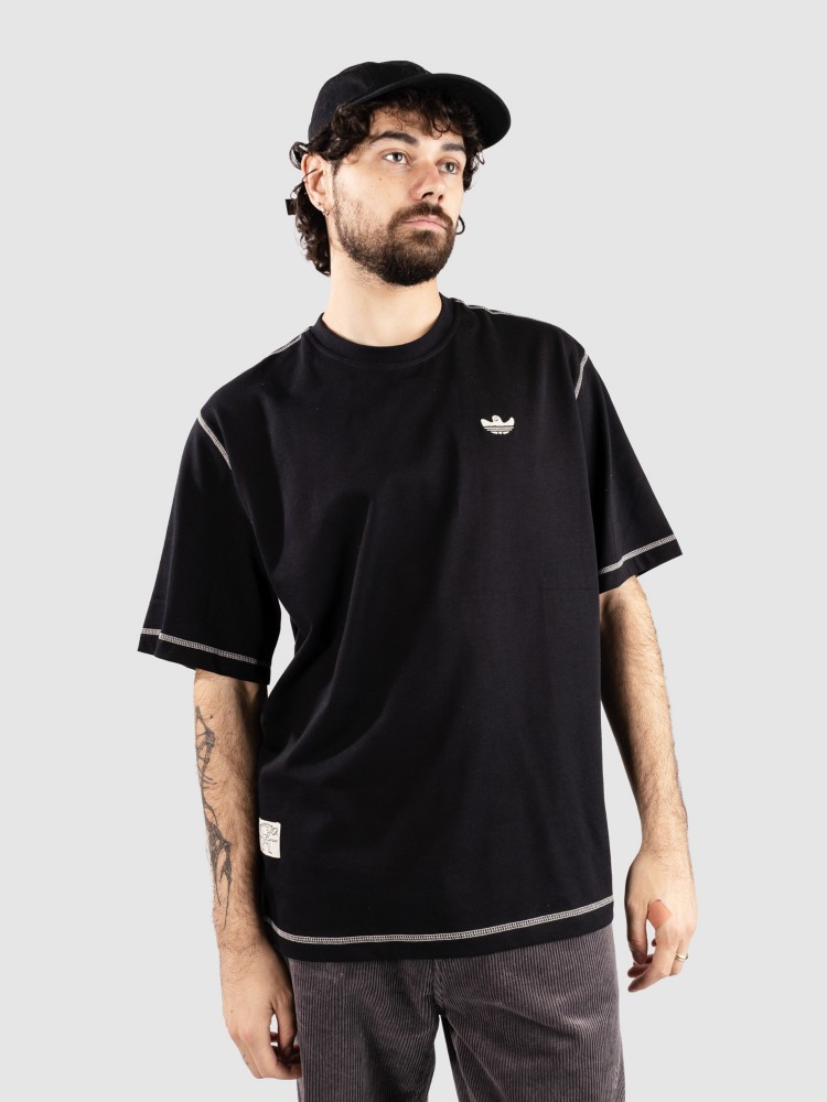 Футболка adidas Skateboarding Shmoo H T-Shirt, black — фото 3