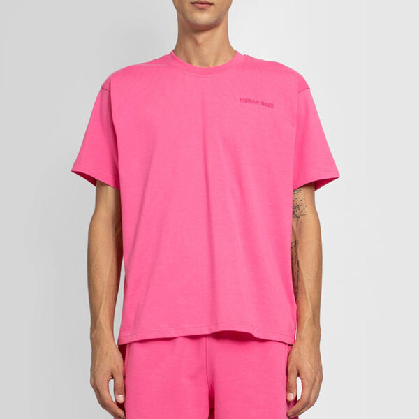 Футболка originals pw basics shirt crossover short sleeve pink Adidas, розовый — фото 3
