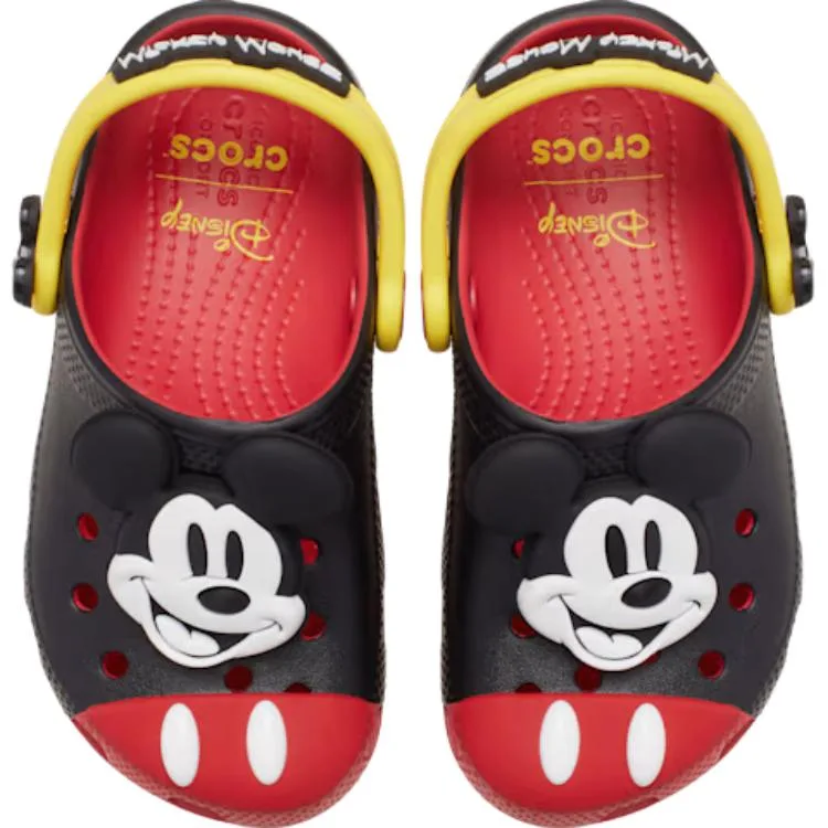 Crocs Детские сабо Disney x Classic Clog для детей 3-7 лет Black — фото 4