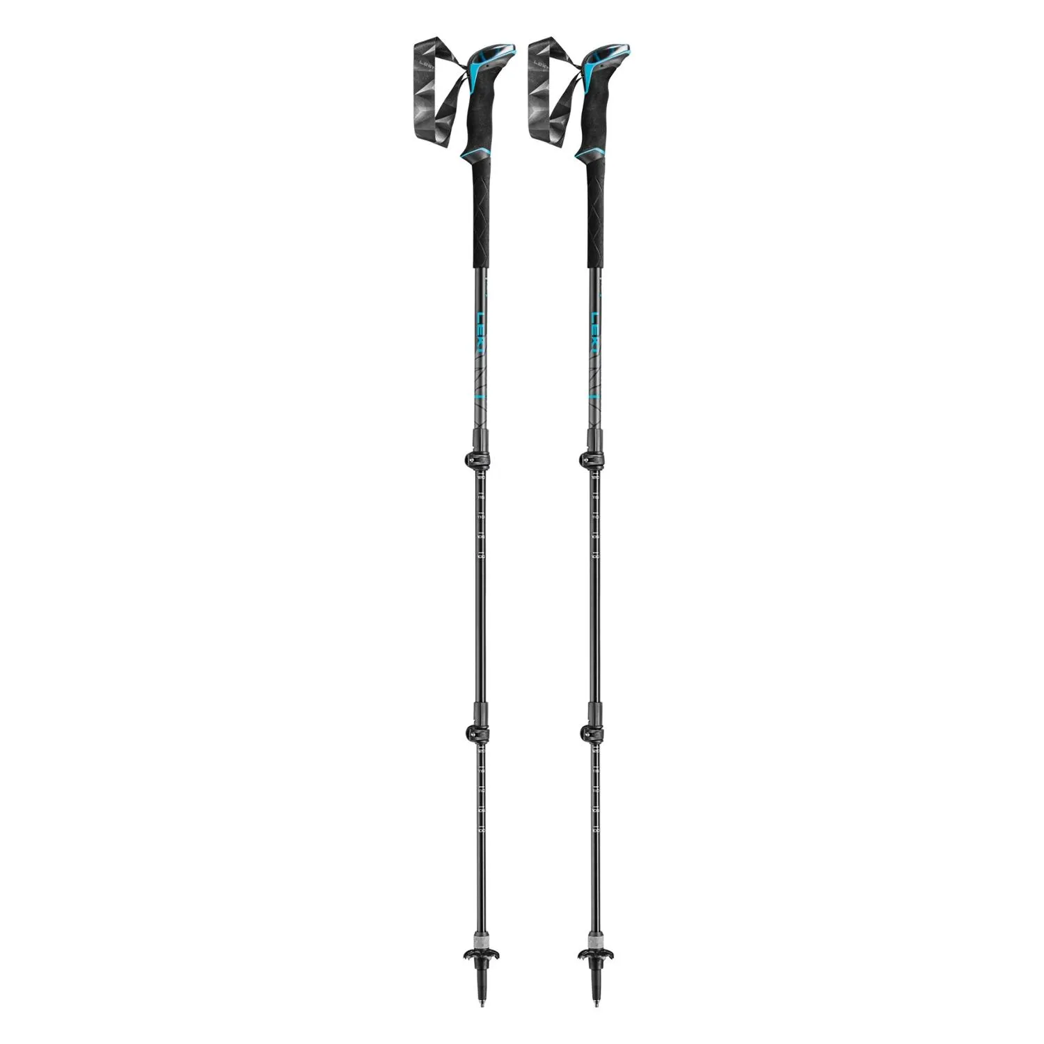 

Пара треккинговых палок Makalu Lite AS Leki, Black/Petrol
