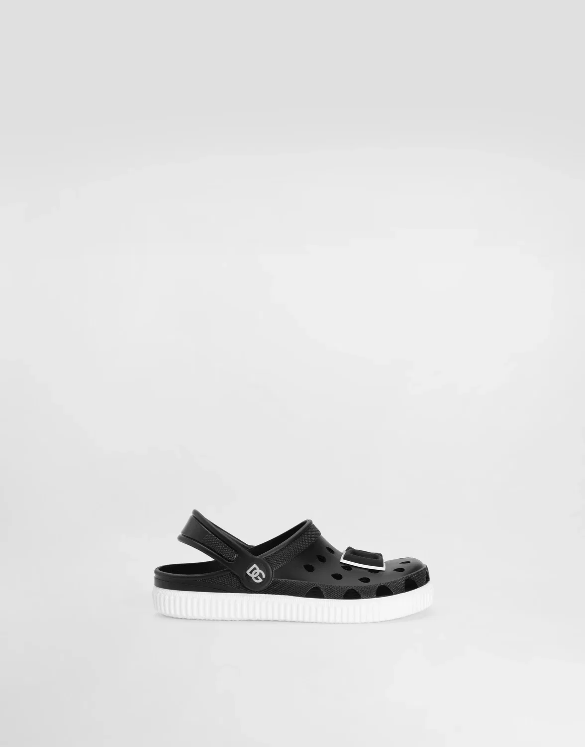 Пляжные сандалии из ПВХ Dolce & Gabbana, черный