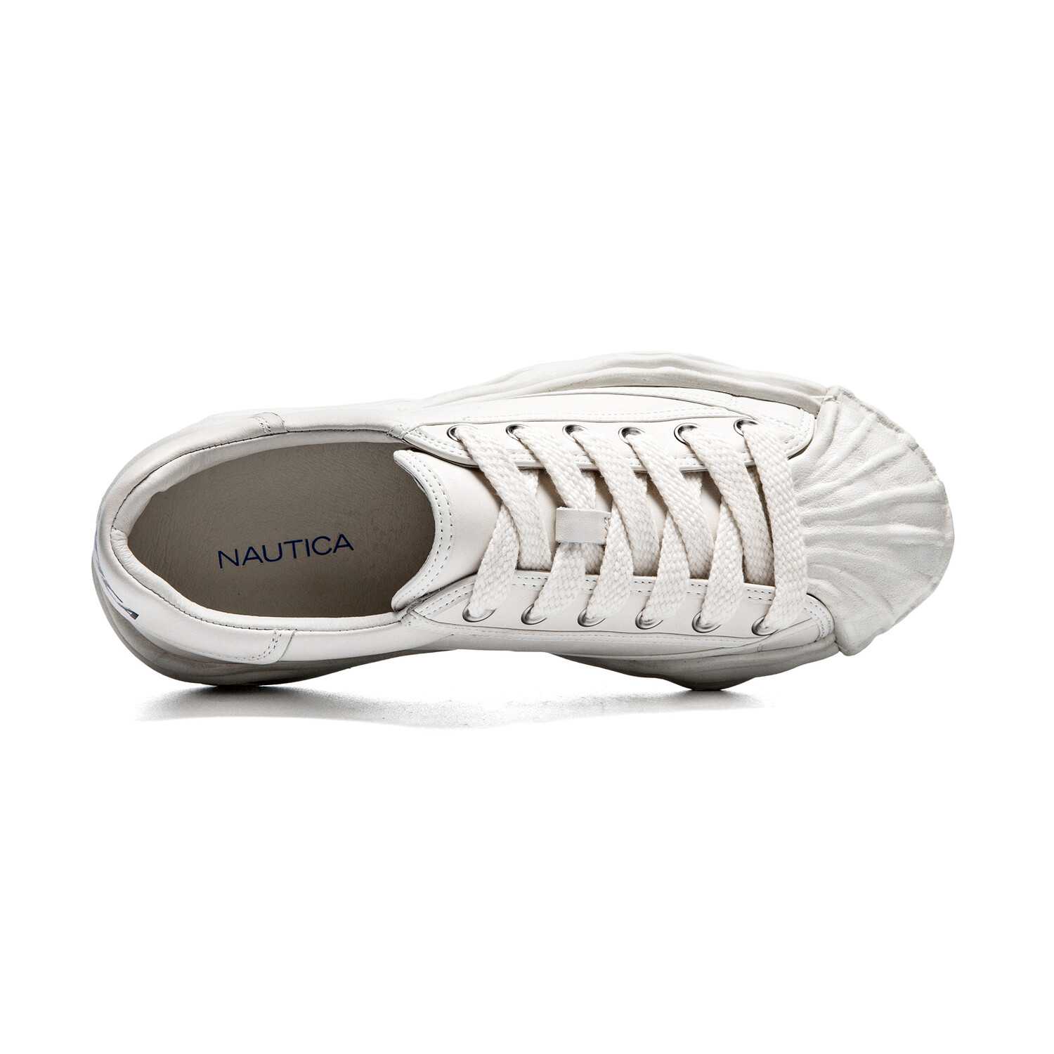 Кроссовки мужские Lifestyle Shoes Men Low-Top Nautica, цвет Pure White — фото 4
