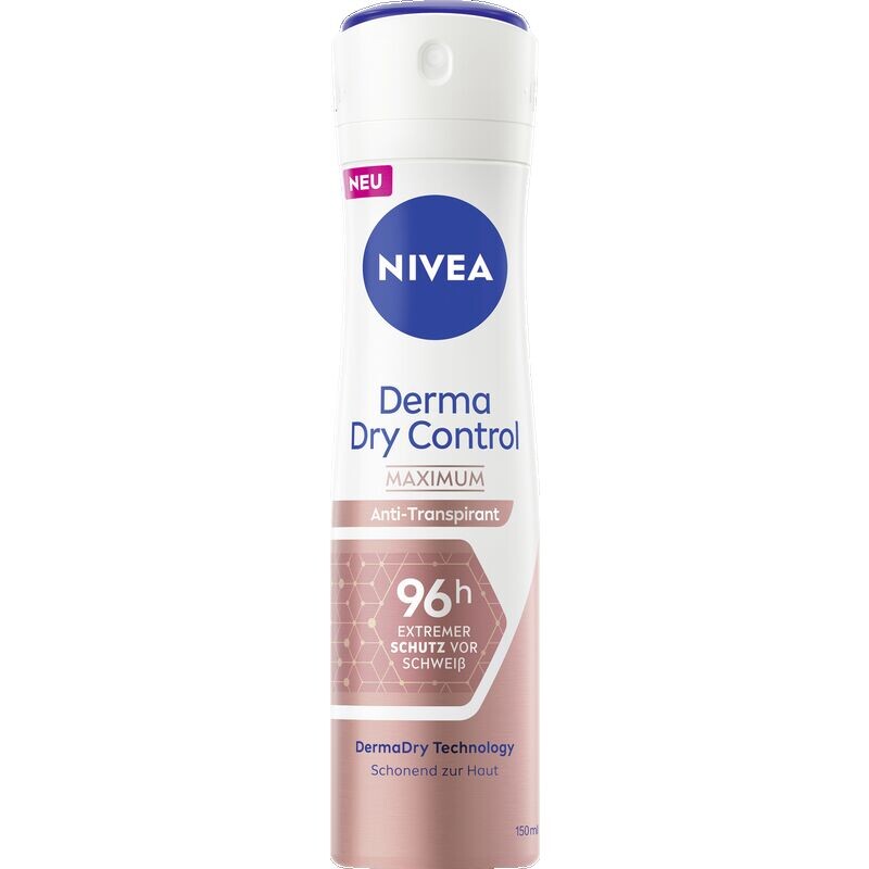 

Дезодорант-спрей Derma Dry Control Максимальный антиперспирант NIVEA, 150 ml
