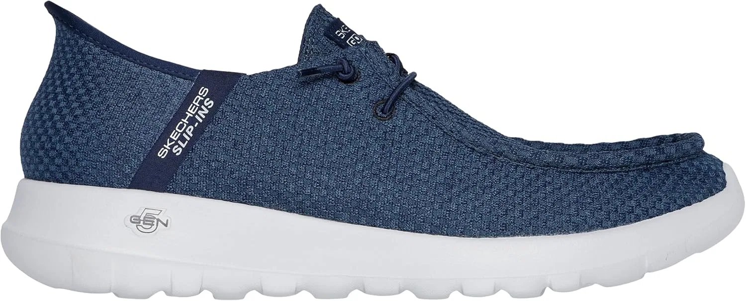 Мужские слипоны Skechers Go Walk Max Hands Free Slip-Ins The American Dream Sneaker, Blue — фото 2
