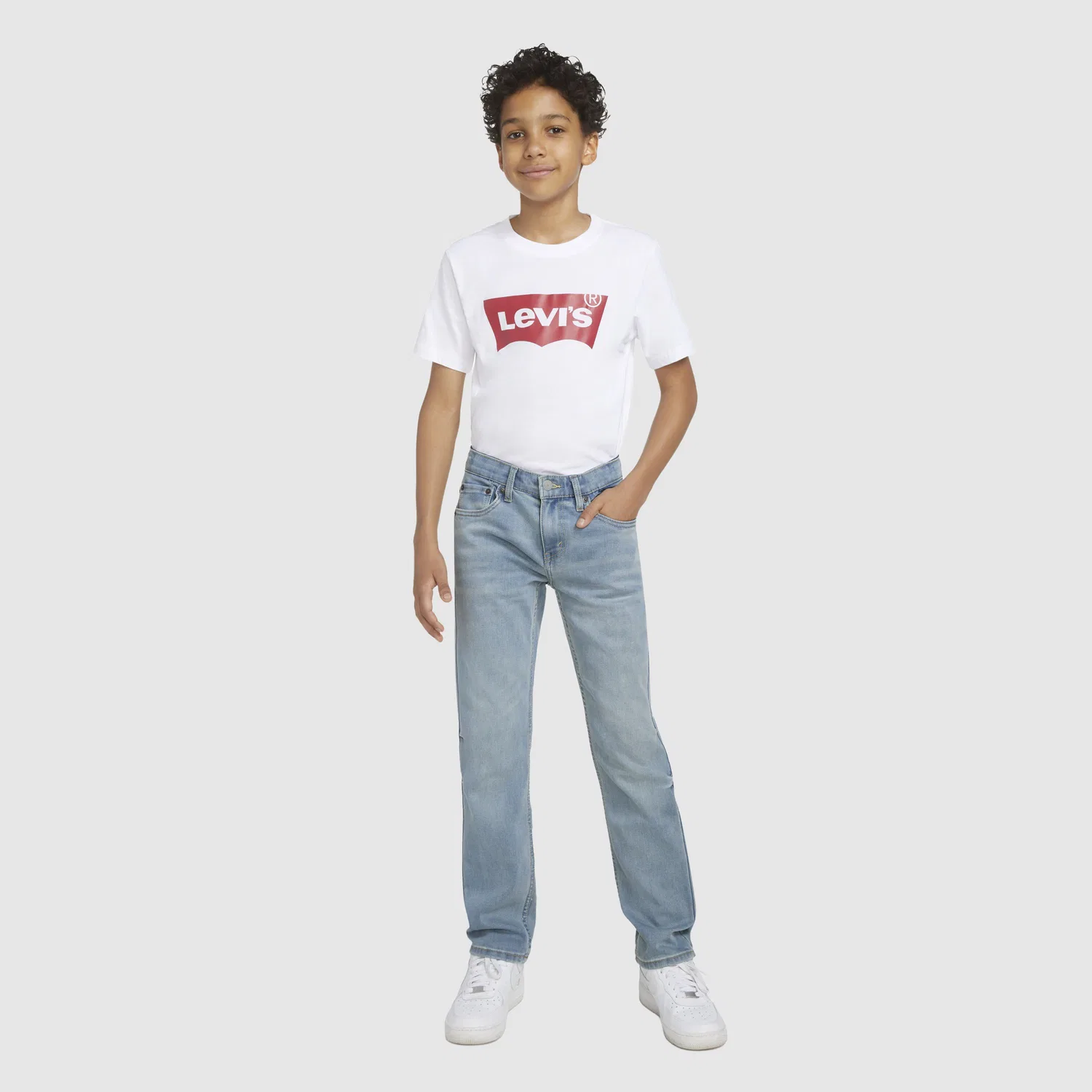 Джинсы 511 Slim Fit Eco Performance для мальчиков 8-20 лет Levi's, Light Wash