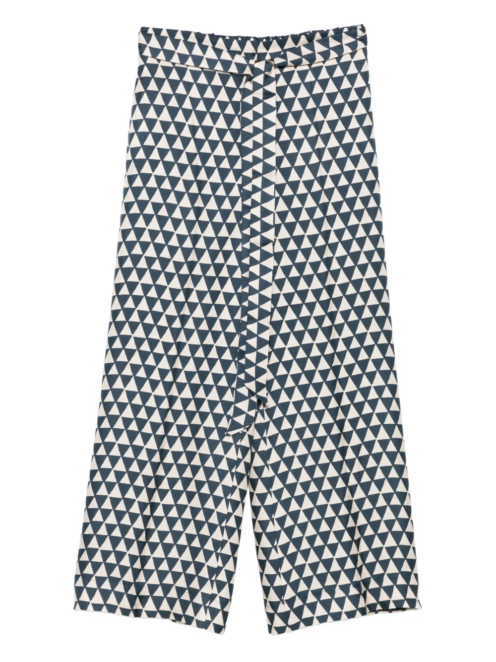 

Шелковые брюки с узором MAX MARA, нейтральный