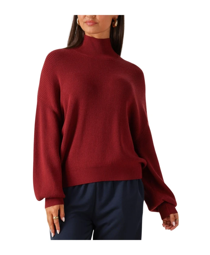 

Красный свитер для стильных холодных дней Moss Copenhagen, красный