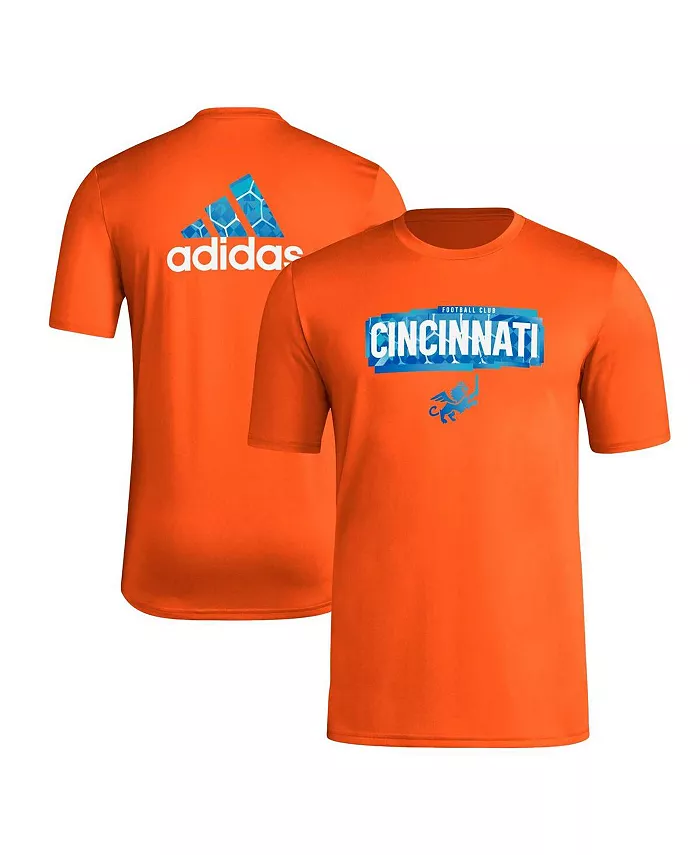 

Мужская футболка FC Cincinnati Local Pop AEROREADY оранжевого цвета adidas