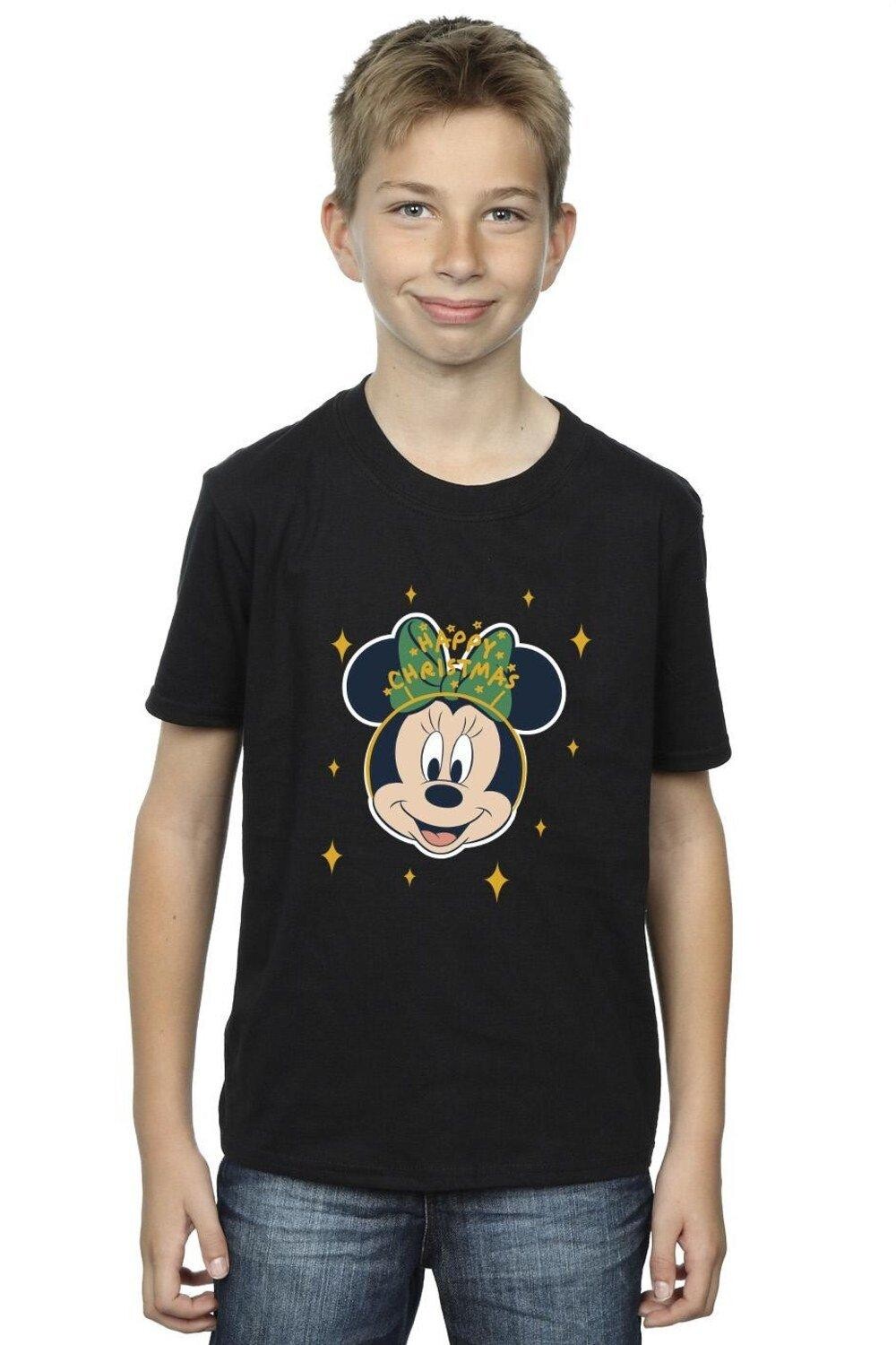 

Футболка с Рождеством Минни Маус Disney, черный