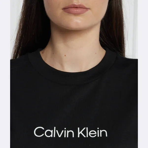 Футболка стандартного кроя с логотипом Hero Calvin Klein, черный — фото 4