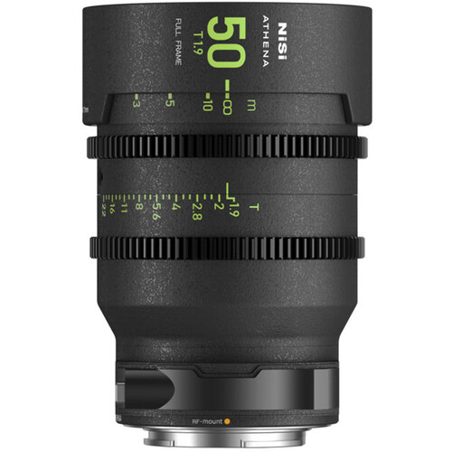 

Полнокадровый объектив NiSi ATHENA PRIME 50 мм T1.9 (крепление RF, вставной фильтр)