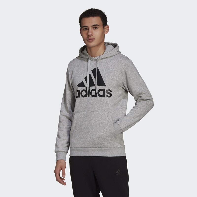 

Флисовая толстовка с большим логотипом Essentials ADIDAS, цвет gris