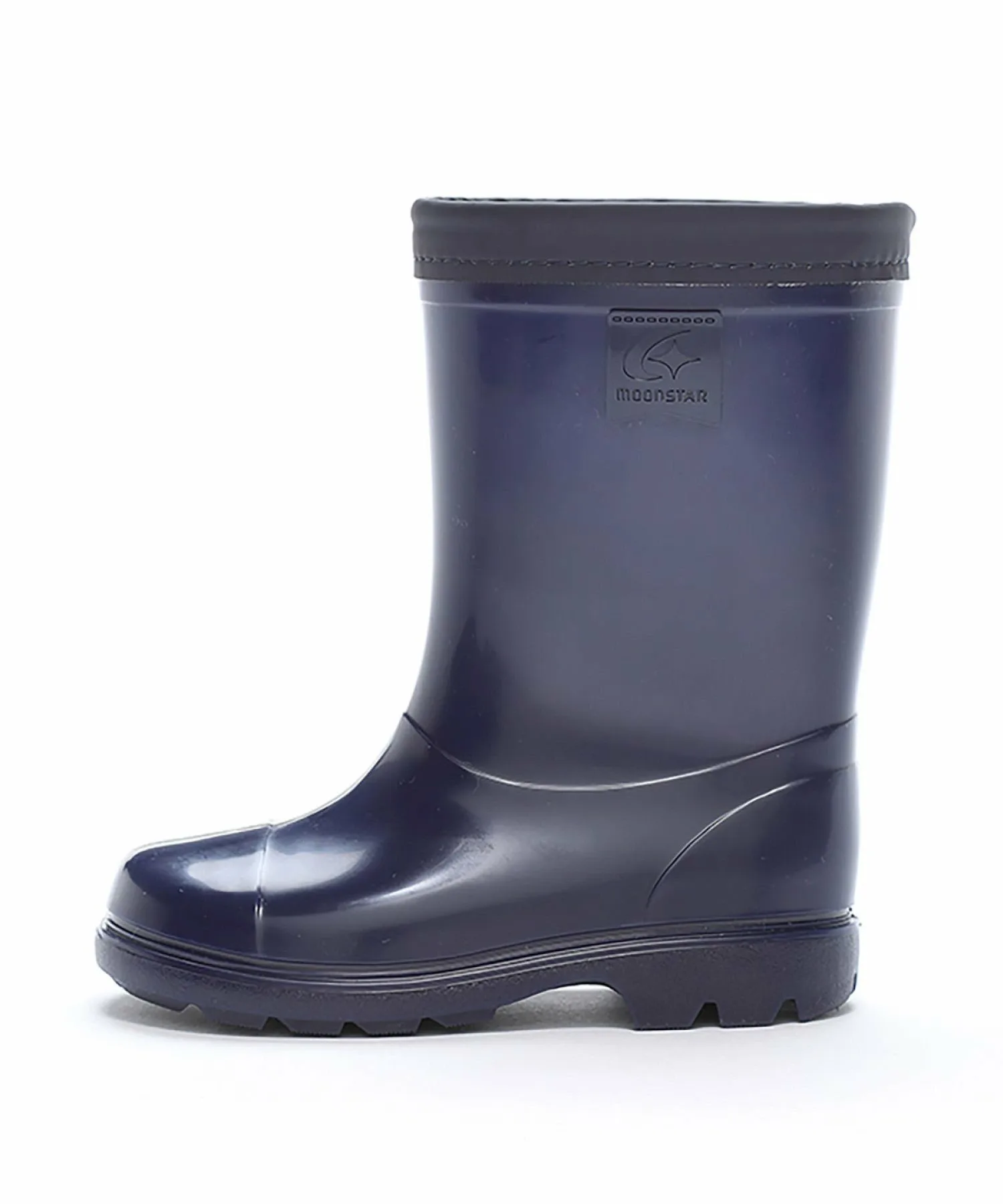 Детские резиновые сапоги MoonStar MS RB C65, производство Япония, размер 2E. Carrot, Navy — фото 4
