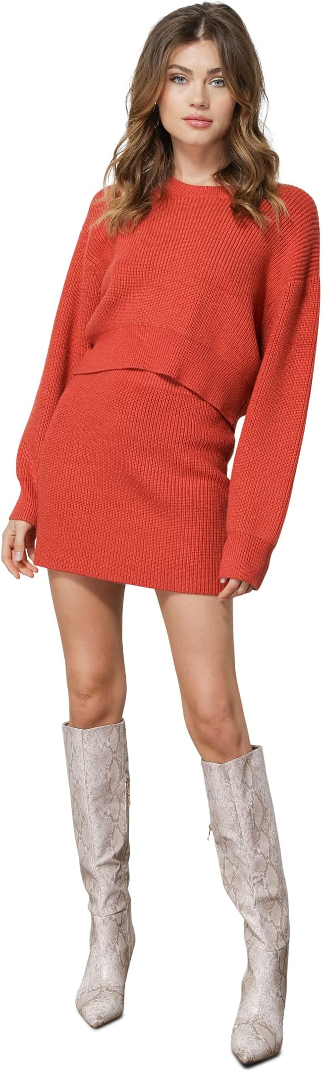 

Свитер line and dot Ami Sweater, цвет Rust
