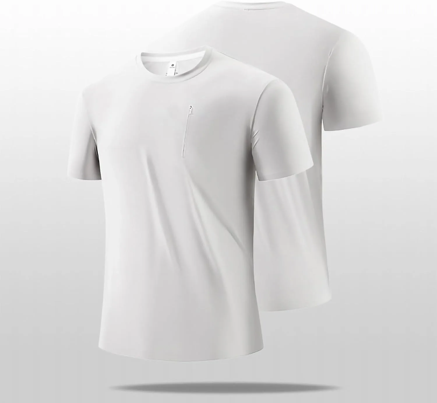 Футболка мужская с карманом на молнии, Athletic, Quick Dry — фото 4