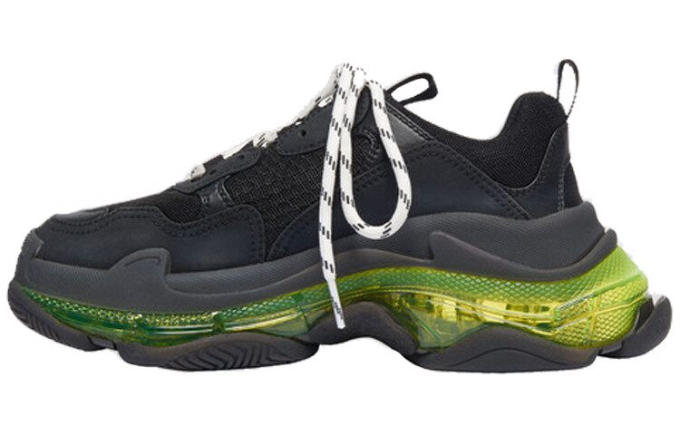 Кроссовки Balenciaga Triple S Black Yellow Fluo Women's