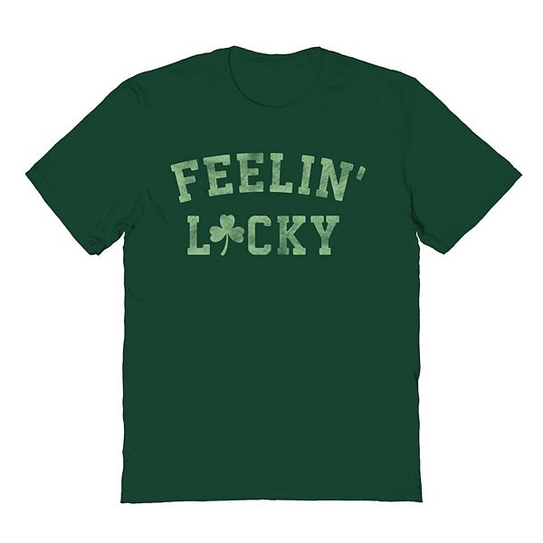 

Мужская футболка с принтом "Feelin Lucky Shamrock" ко Дню Святого Патрика Licensed Character