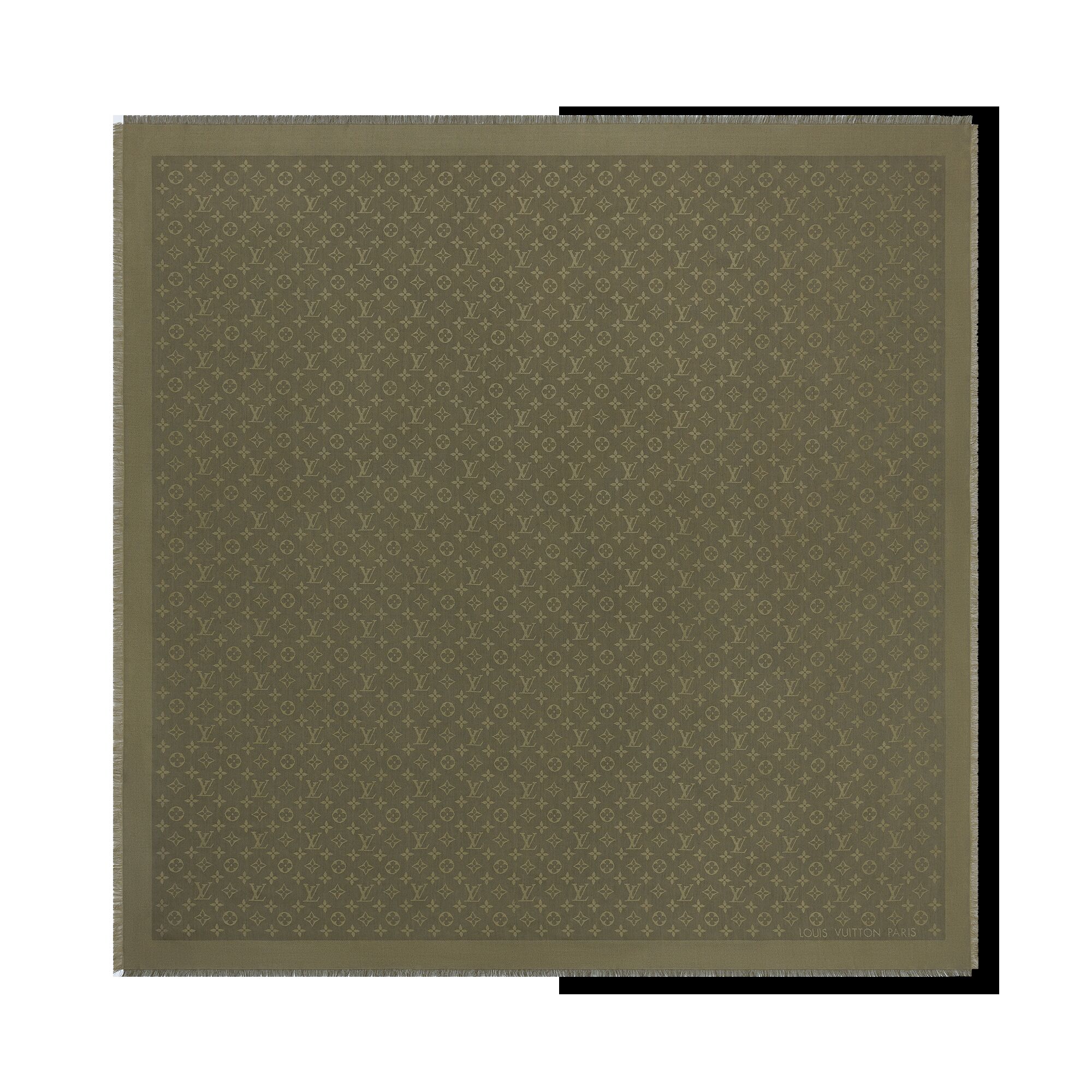 

Классическая шаль с монограммой Louis Vuitton, зеленый