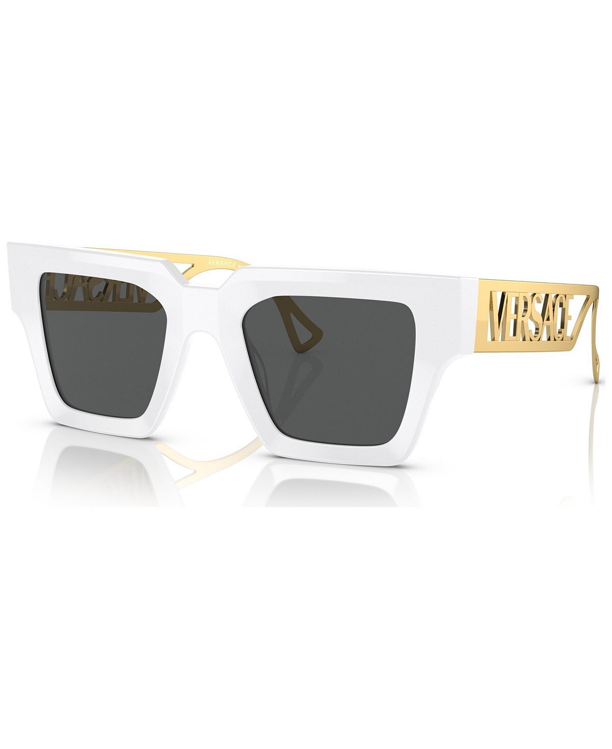 

Женские солнцезащитные очки с низкой перемычкой, VE4431F50-X Versace, белый