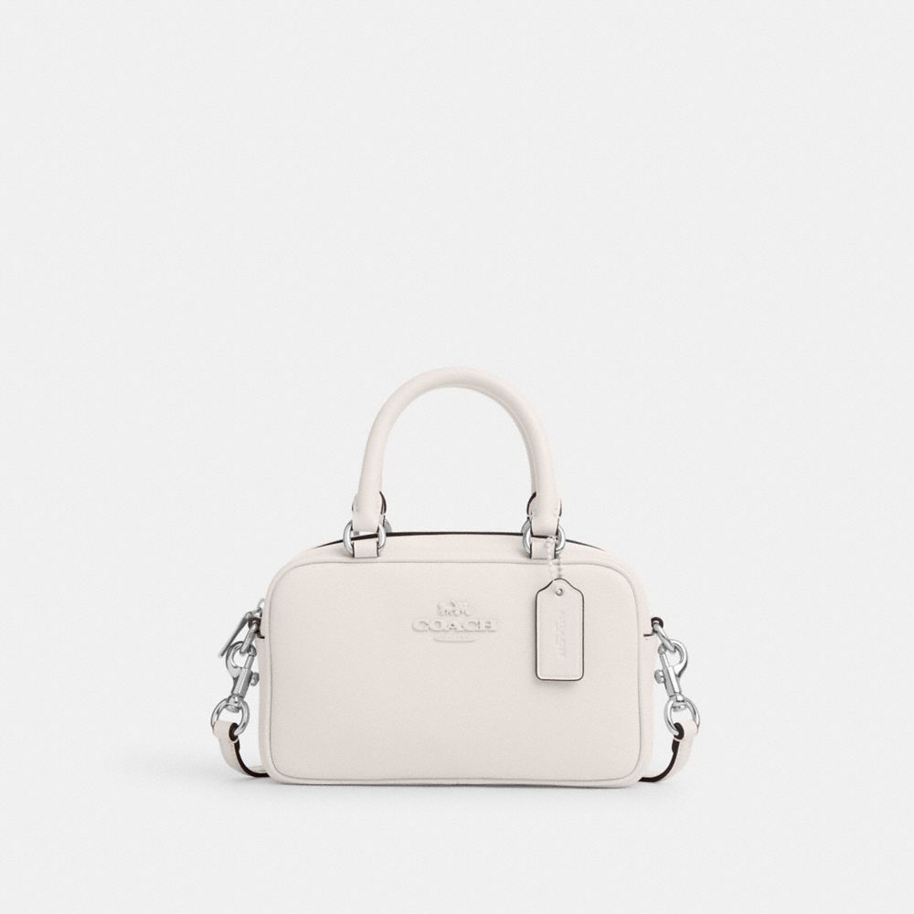 

Сумка кросс-боди Coach Satchel Crossbody, цвет Silver/Chalk