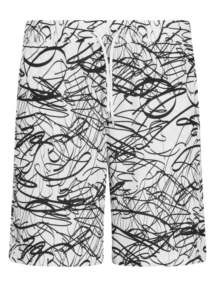 

Тканевые шорты Urban Classics, цвет whitescribble