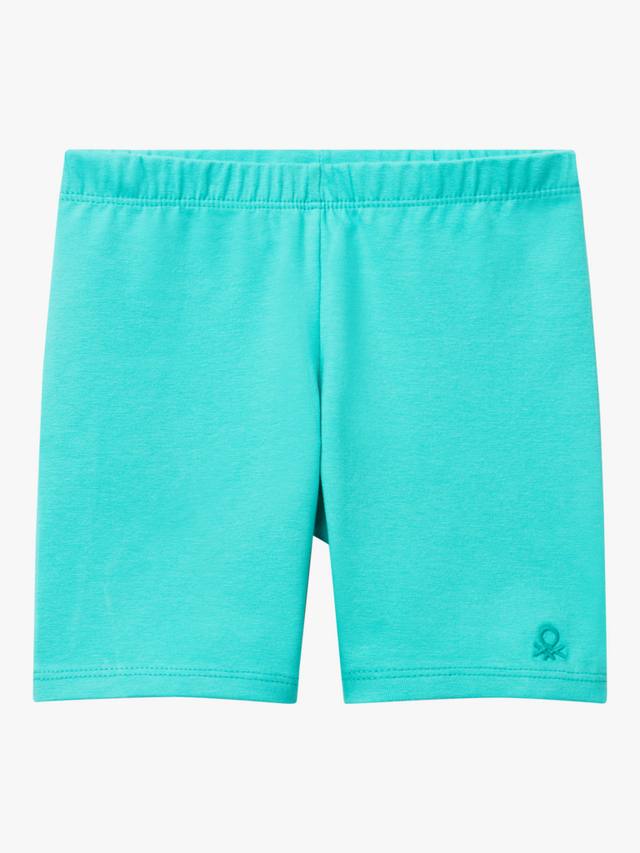 

Детские хлопковые велошорты Benetton, Teal Green