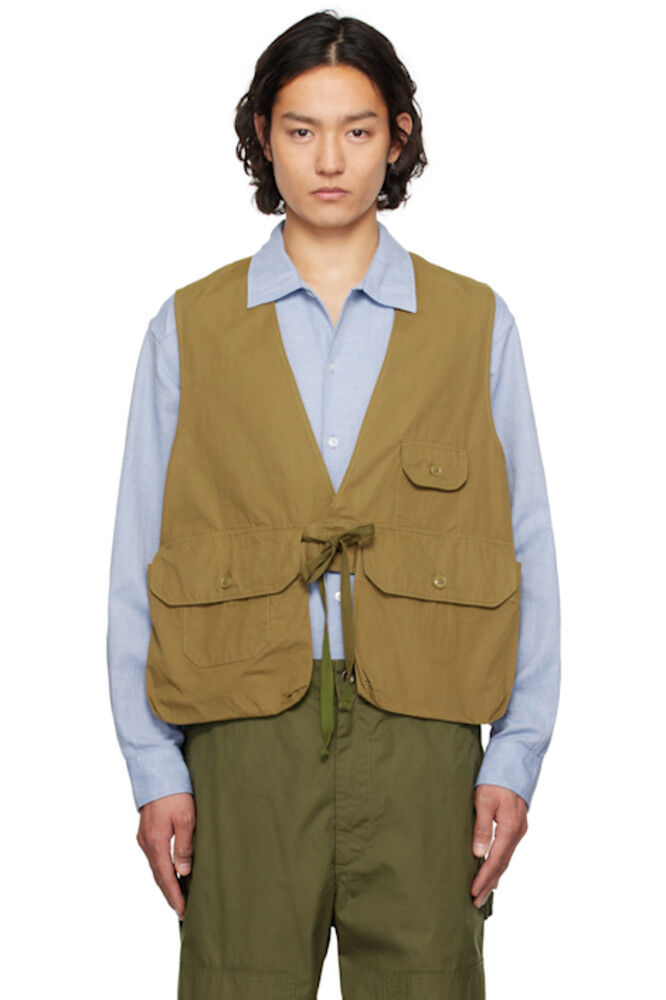 

Жилет цвета хаки Engineered Garments