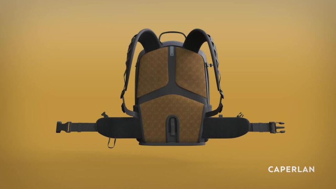 

Мужской трёхсекционный рыболовный рюкзак Caperlan Chest pack 500