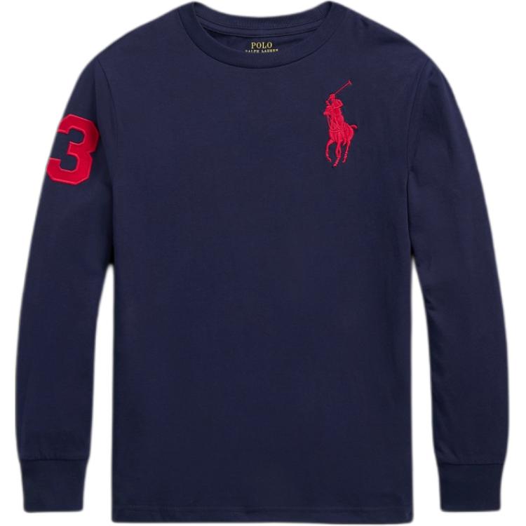 

Детская футболка Polo Ralph Lauren, темно-синий