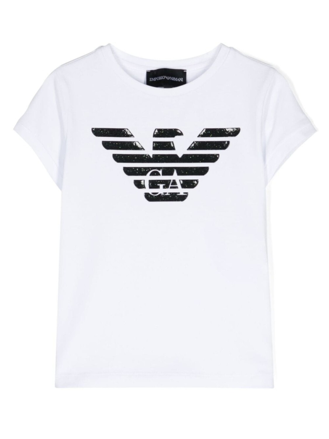 

Emporio Armani Kids футболка из джерси с логотипом, белый