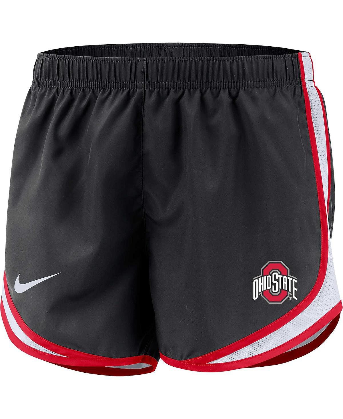 

Женские черные шорты Ohio State Buckeyes Tempo Performance Nike, черный