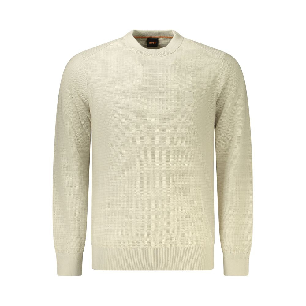 

Мужской свитер Hugo Boss Cotton Men, бежевый