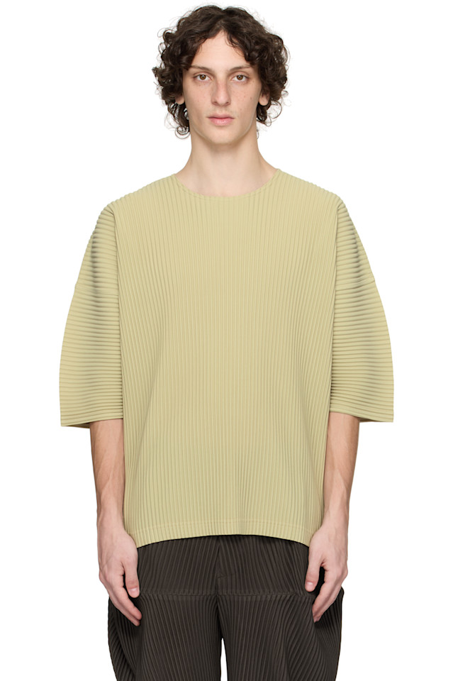 

Футболка Monthly color Homme Plissé Issey Miyake, зеленый
