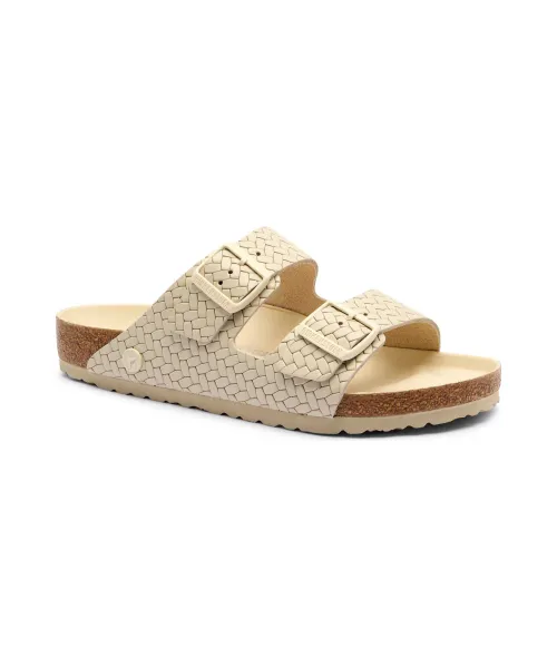 

Тапочки из кожи Аризона Regular fit Birkenstock, бежевый