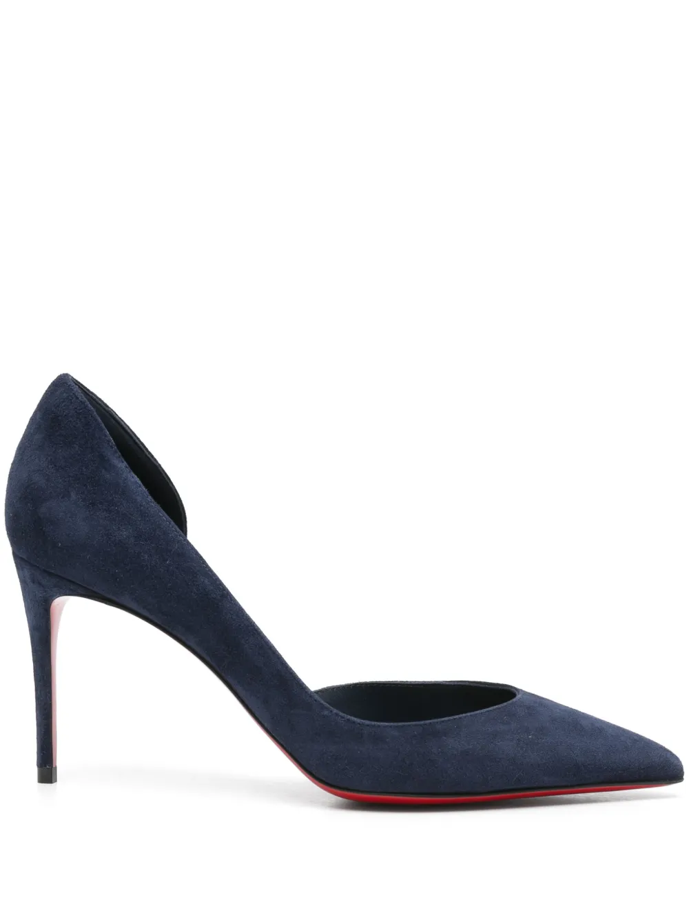 Туфли на каблуке из кожи высотой 90 мм Christian Louboutin, синий