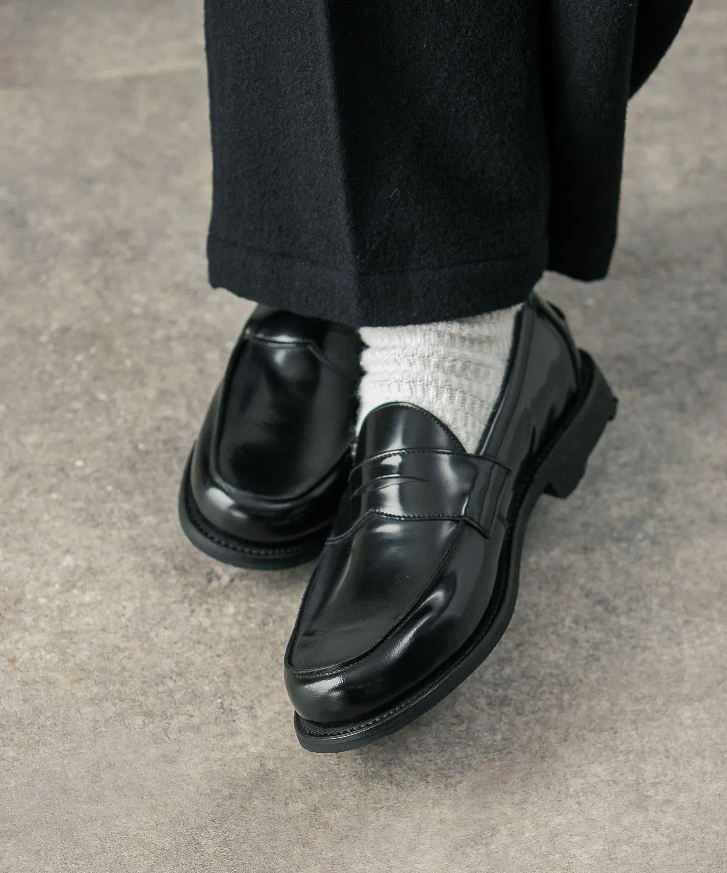 Мужские туфли Sanders Butt Seam Loafer — фото 2
