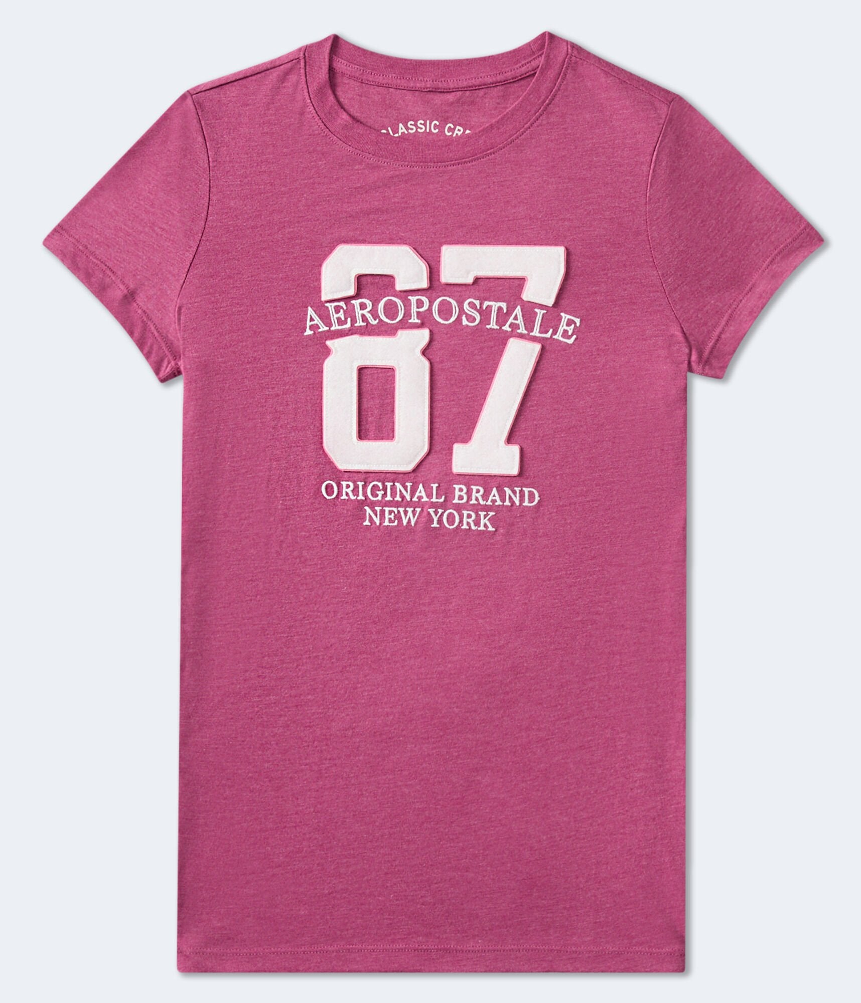 

Футболка Aeropostale 87 с графической аппликацией, цвет purple red 570